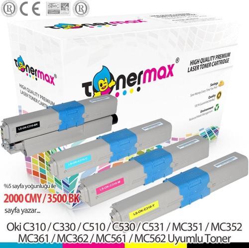 Oki C531dn Muadil Toner Set