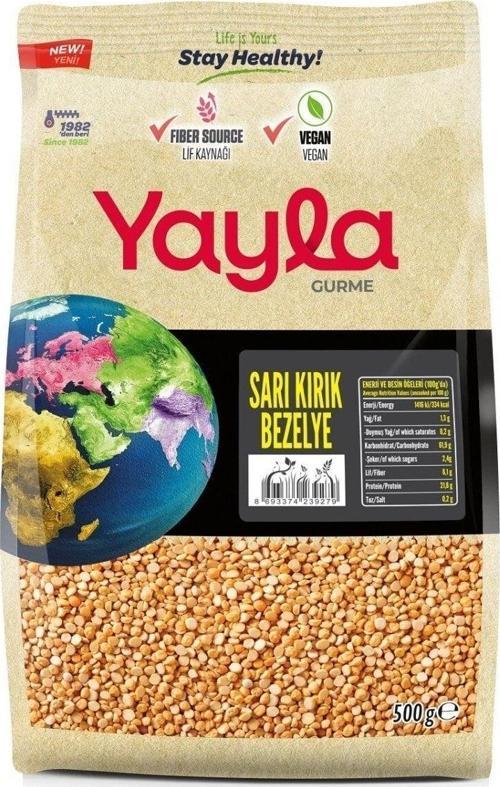 Gurme Sarı Kırık Bezelye 500 Gr