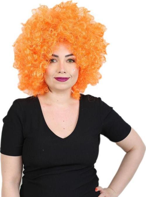  Animasyon Parti Ve Palyaço Peruğu - Turuncu
