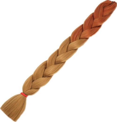  Afrika Örgüsü Ve Rasta İçin Sentetik Ombreli Saç - Bakır / Karamel