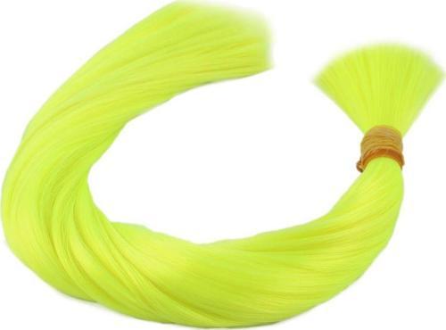  Neon Sarı Renkli Sentetik Boğum Saç - 1 kg