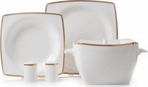 A8438 Bone Porcelen 60 Parça Yemek Takımı