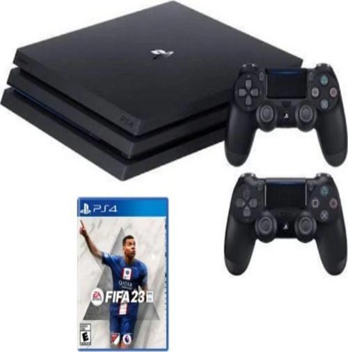 Playstation 4 Pro 1Tb Oyun Konsol Türkçe Menü + 2 Ps4 Kol+ Fifa 2023