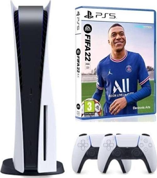 Playstation 5 825 Gb + 2. Ps5 Dualsense + Fifa 22 Ps5 Oyun