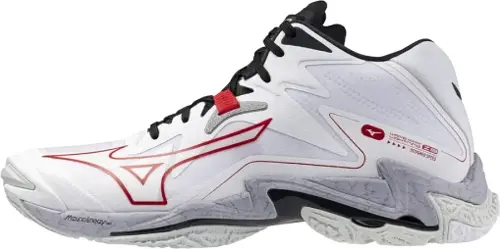 Wave Lightning Z8 MID Unisex Voleybol Ayakkabısı Beyaz / Gri