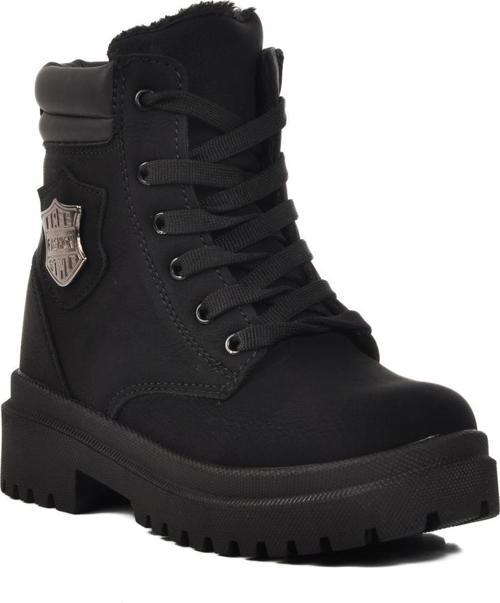 Parpat 25K-F Siyah Zümrüt İçi Kürklü Çocuk Bot