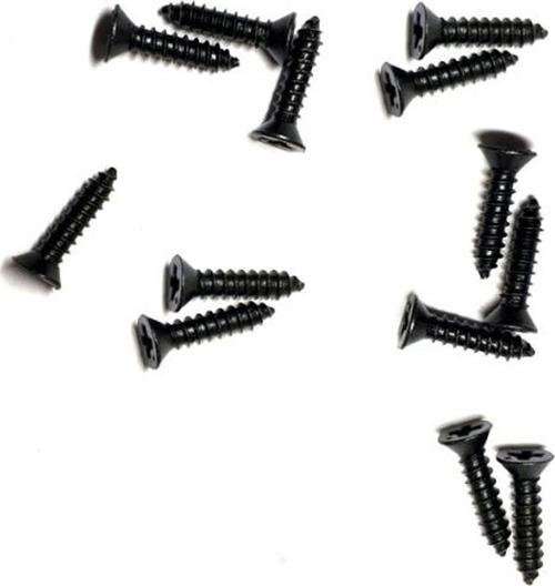 100 ADET 9,5 MM MİNİ HOBİ VİDASI SİYAH