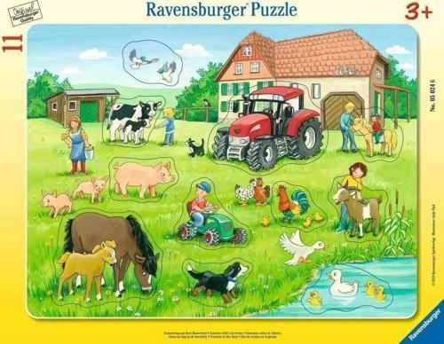 50246 11 Parçalı Büyük Çerçeveli Puzzle Köyde Yaz