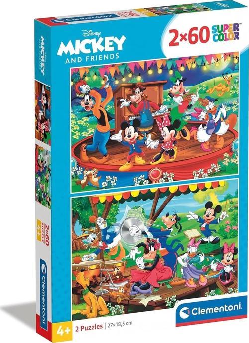 - 2x60 Parça Puzzle  Mickey and Friends 21620