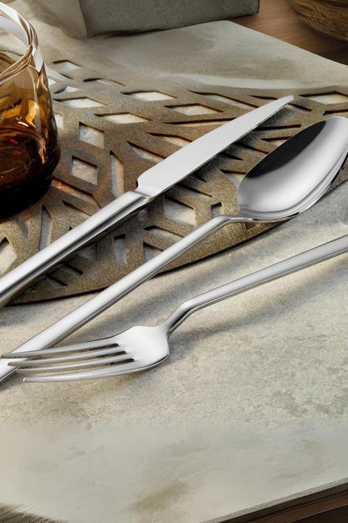Doğa Yemek Çatal Kaşık Bıçak Takımı 18 Parça