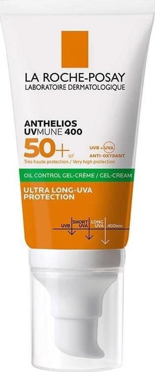 Anthelios UVmune Oil Control SPF 50+ Yağlı Ciltler İçin Yüz Güneş Kremi 50 ml