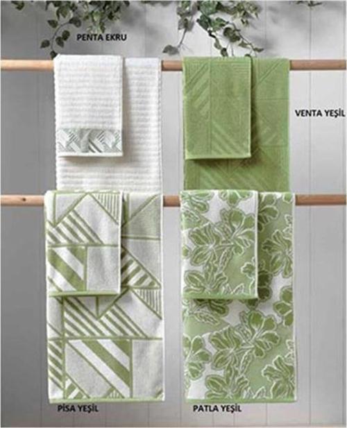 Banyo Havlu 80*150 Cm Pisa Yeşil
