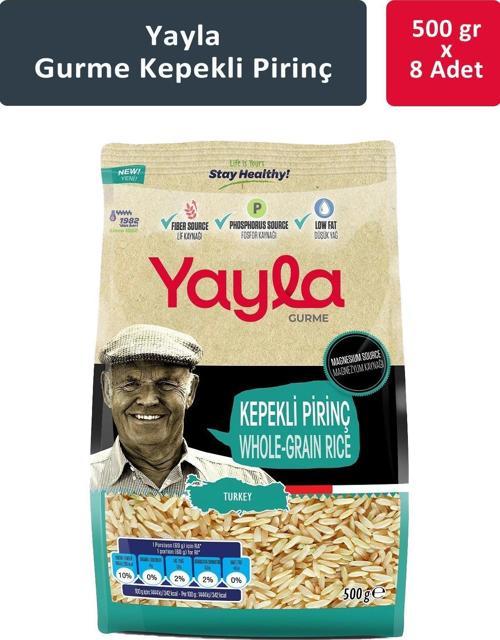 Gurme Kepekli Pirinç 500 gr x 8 Adet