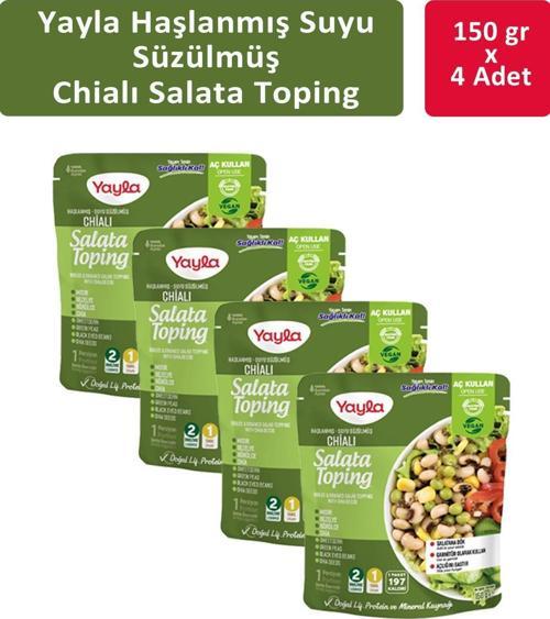 Haşlanmış Suyu Süzülmüş Chialı Salata 150 gr x 4 Adet