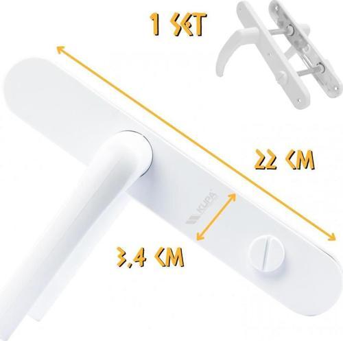 PVC Pimapen Kapı Kolu - WC - 1 Takım