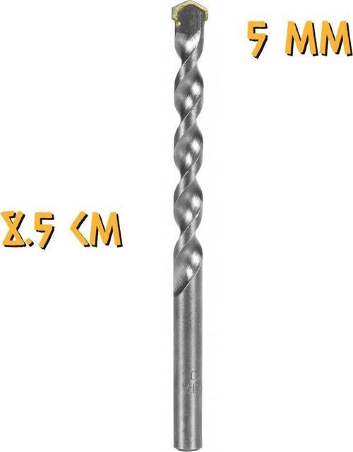 Tyson Beton-Duvar Delici Elmas Matkap Ucu - 5 mm. - 8.5 cm. - 2 Adet