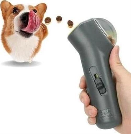 BUFFER® Kedi ve Köpekler İçin Hazneli Mama Fırlatma Oyuncağı Yem Atıcı Aparat