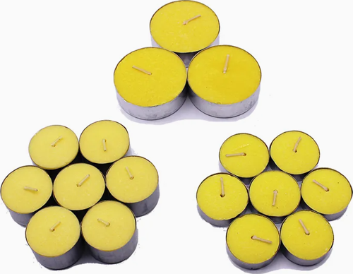 Sarı Tealight Mum 100  Adet