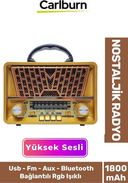 Kaliteli Yüksek Sesli Retro Nostalji Bluetooth Bağlantılı Usb Sd Kart Radyo Mp3 Player Müzik Kutusu