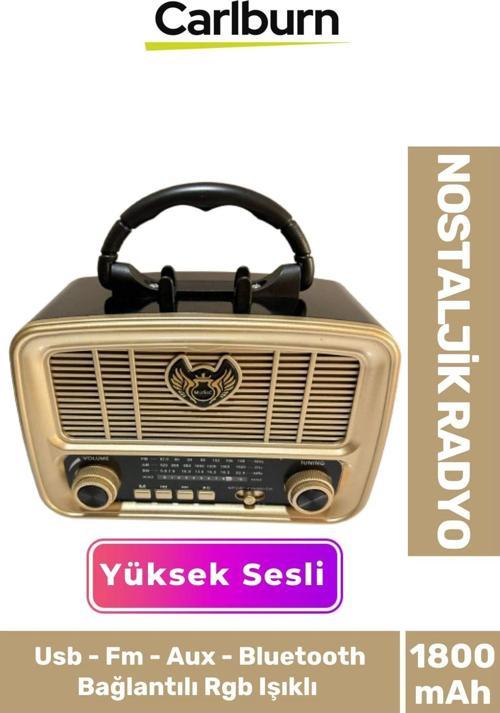 Kaliteli Yüksek Sesli Retro Nostalji Bluetooth Bağlantılı Usb Sd Kart Radyo Mp3 Player Müzik Kutusu