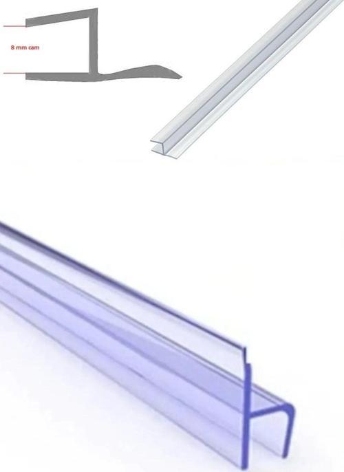 Katlanır Cam Fıtılı Şeffaf 8 Mm h (2,50 Cm Boyunda 5 Li Paket )