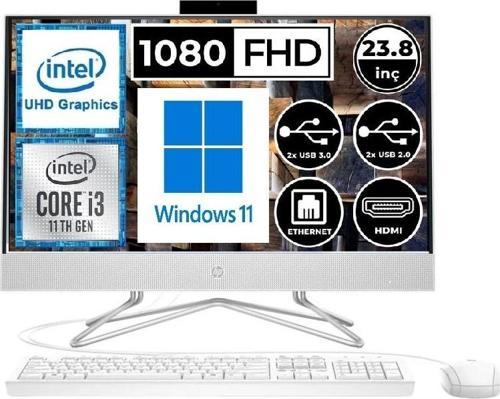 24-DF1017NT A1XS4EA I3-1115G4 8gb 512GB SSD 23.8" Fullhd Windows 11 Home All In One Bilgisayar Snertech