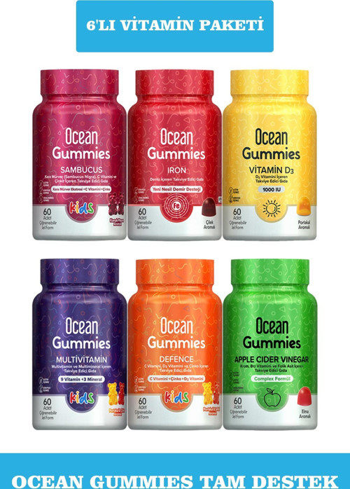 Gummies Tam Destek 6'lı Paket