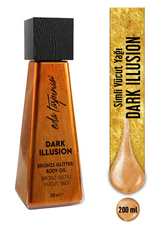 Simli Vücut Yağı Dark Illusion - 200 ml (EGX89)