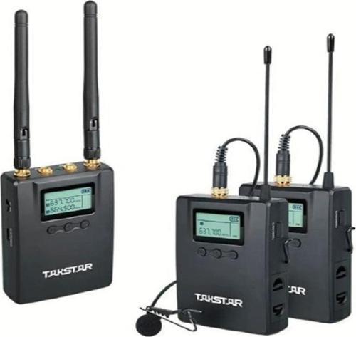 Sgc-200w-r2 Dual Wireless Kamera Mikrofon Seti ( 2 Verici 1 Alıcı )