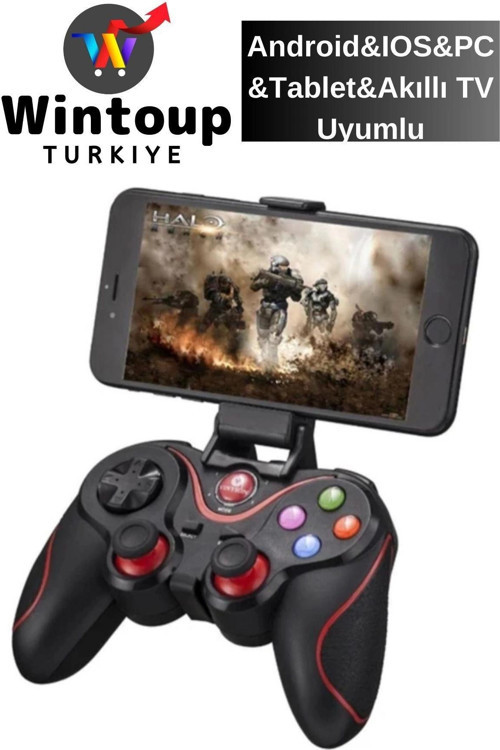 PC&Tablet Wireless 9.nesil Siyah Oyun Kumandası Joystick