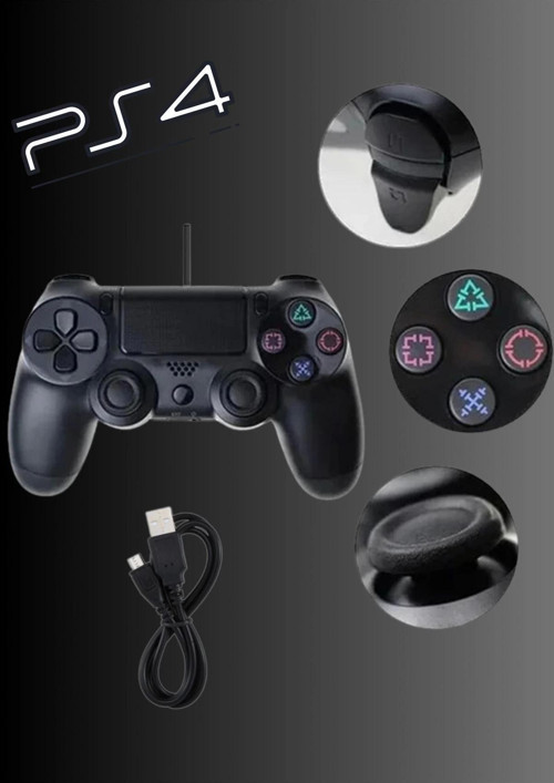 PS4 Oyun Kolu PC Uyumlu Şarj Kablosu Hediyeli Joystick Kontroller Gamepad