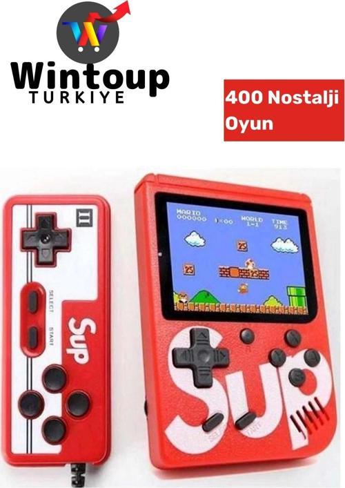 Taşınabilir 400 Oyunlu Mini Atari Oyun Konsolu Nostalji