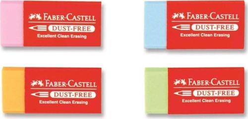 FABER CASTELL DUST FREE RENKLİ SİLGİ 24 LÜ