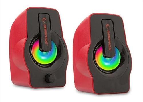 Rms-g7 Falsetto, 6w, 1+1, Masaüstü, Rgb Aydınlatma, Usb, Kırmızı Kasa, Speaker