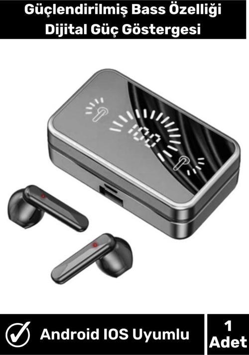 Premium Bluetooth Kulaklık Kulakiçi Kablosuz Android-İphone Uyumlu