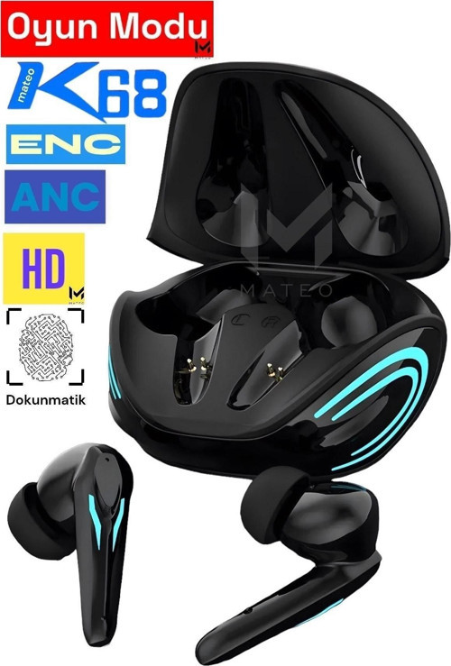 Güçlendirilmiş K68 Bluetooth Kulaklık Game Mood