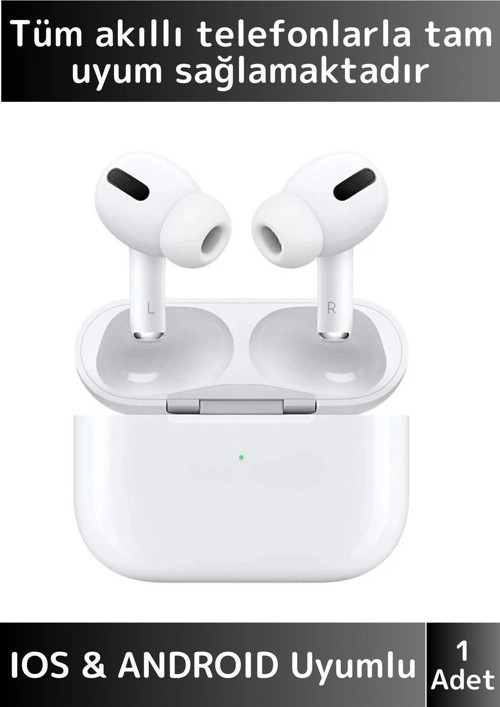 Premium iPhone 16 Pro Tam Uyumlu Dokunmatik Luxery PRO Kulak İçi Bluetooth Kulaklık