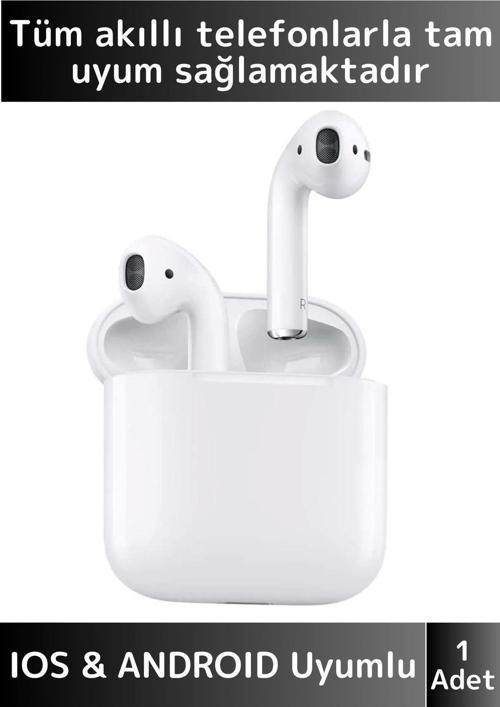 Premium iPhone 16 Tam Uyumlu Dokunmatik 2. Nesil Kulak İçi Bluetooth Kulaklık
