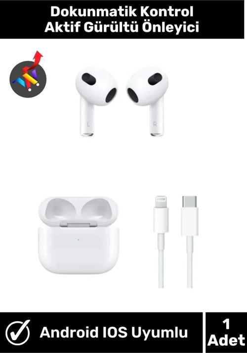 Iphone11/12/13/14/15 Uyumlu 3. Nesil Bluetooth Kulak İçi Kulaklık
