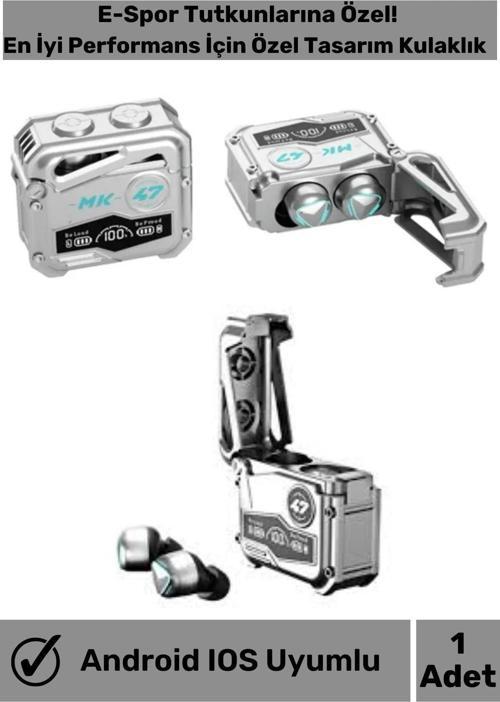 Kulakiçi Kablosuz Bluetooth Kulaklık Oyuncu Kulaklığı Mikrofonlu V5.3