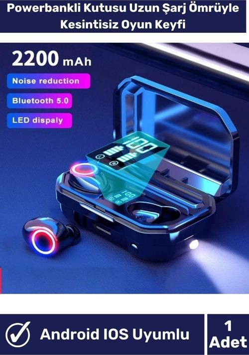 M12 Bluetooth Oyuncu Kulaklık ENC Mod Aktif Ios Android Tüm Telefonlara Uyumlu Bluetooth Kulaklık