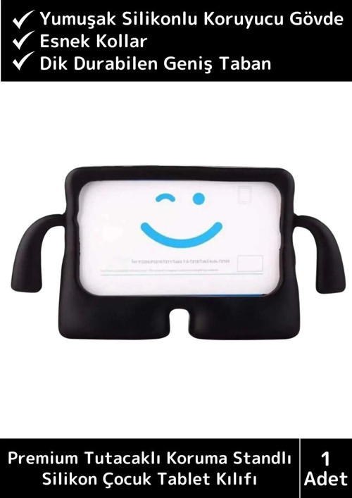 Premium Apple Samsung Uyumlu 11 Inch Silikon Yumuşak Tutacaklı Tam Koruma Kids Çocuk Tablet Kılıfı