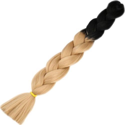  Afrika Örgülük Sentetik Ombreli Saç 100 Gr. - Siyah / Balköpüğü