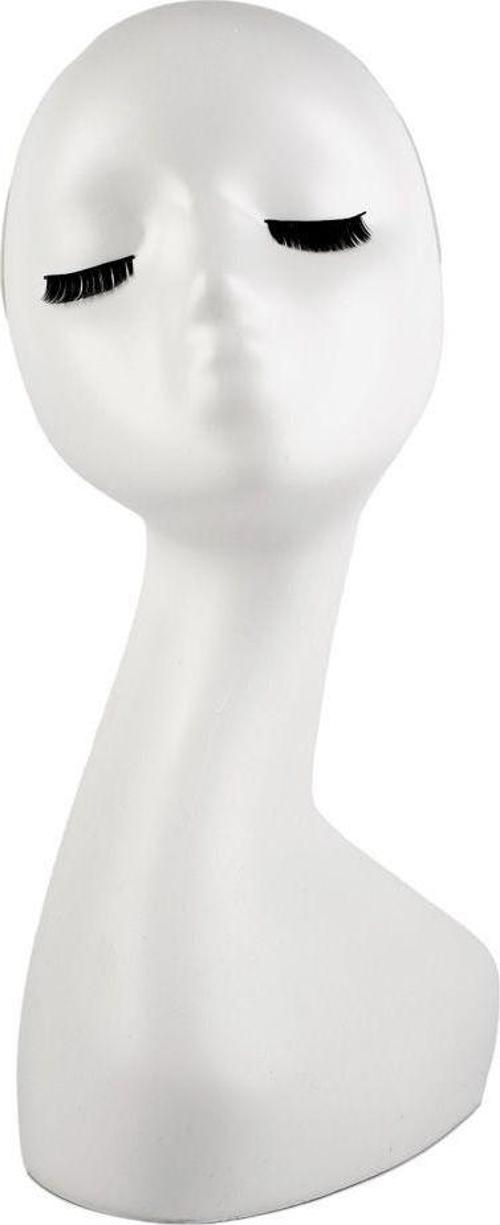  Peruk Mankeni - Beyaz - 40 cm