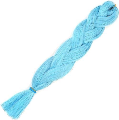  Simli Açık Mavi Örgülük Saç 100 Gr.