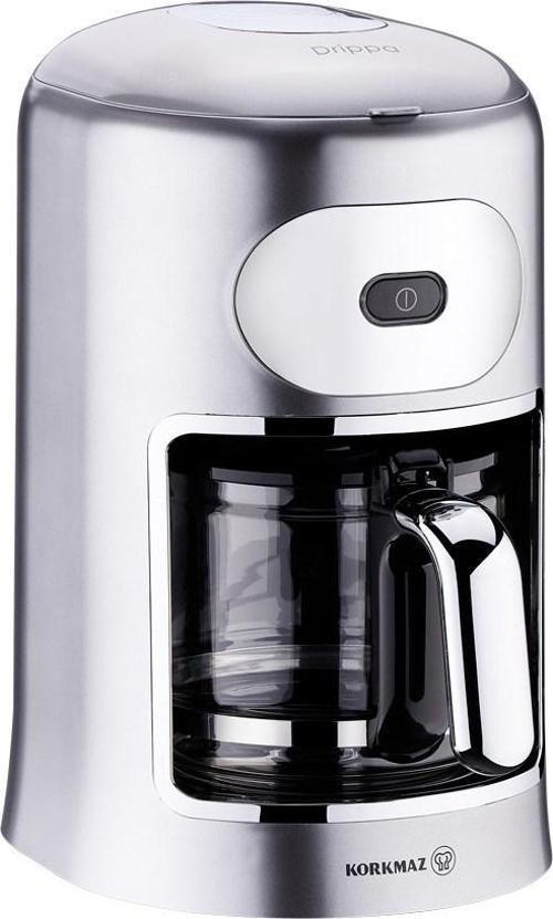 Drippa Tek Tuşlu Inox Filtre Kahve Makinesi