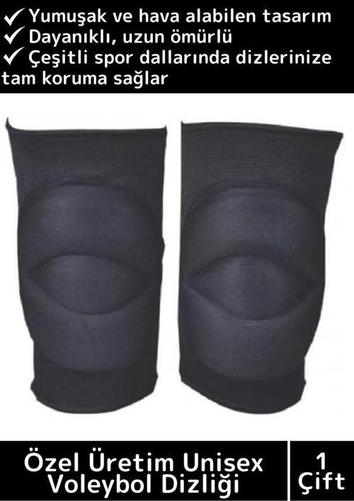 Luxery Özel Üretim Esnek Yumuşak Koruyucu Unisex Voleybol Futbol Dizliği