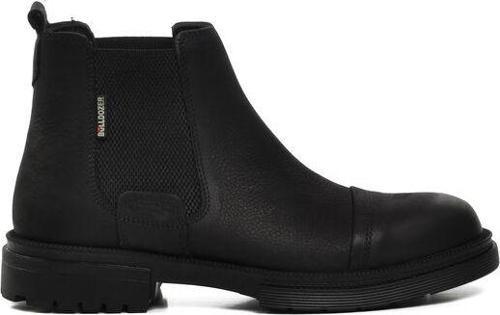 Siyah Nubuk Erkek Günük Düz taban bağcıksız Bot