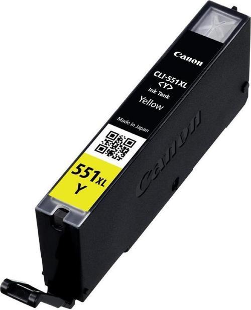 CLI-551XL Y Yellow Sarı Yüksek Kapasiteli Mürekkep Kartuş IP7250 MX925