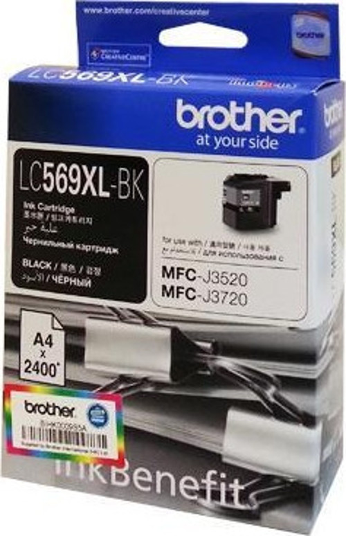 LC569XLBK Black Siyah 2.400 Sayfa Kartuş MFC-J3520-J3720